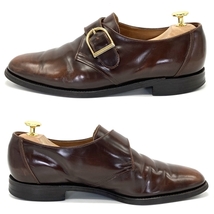 Loake＆Sons ローク　シングルモンクストラップ　UK 8　25.5ｃｍ　ブラウン_画像3