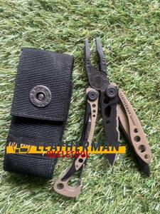 LEATHERMAN SKELETOOL Coyote Tan exclusive use nylon made sheath attaching Leatherman multi tool tool knife 