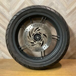 【O01-77】ホンダ PCX125 JF28 フロントホイール タイヤ付 振れ無し 動作確認済み 純正部品