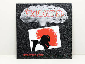 【レコード】 LP盤　THE EXPLOITED　LET'S START A WAR