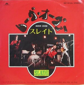 即決 1799円 EP 7'' スレイド SLADE ムーヴ・オーヴァー c/w レット・ザ・グッド・タイムス・ロール/フィール・ソー・ファイン 1973年