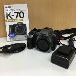 【T】【11734】PENTAX　K-70デジカメ・充電器・バッテリー・取扱説明書