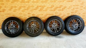 スタッドレスタイヤ BSブリザックDM-V2　225/65R17 中古4本セット★レクサス NX ハリアー RAV4 CX-5 CX-8 エクストレイル等に