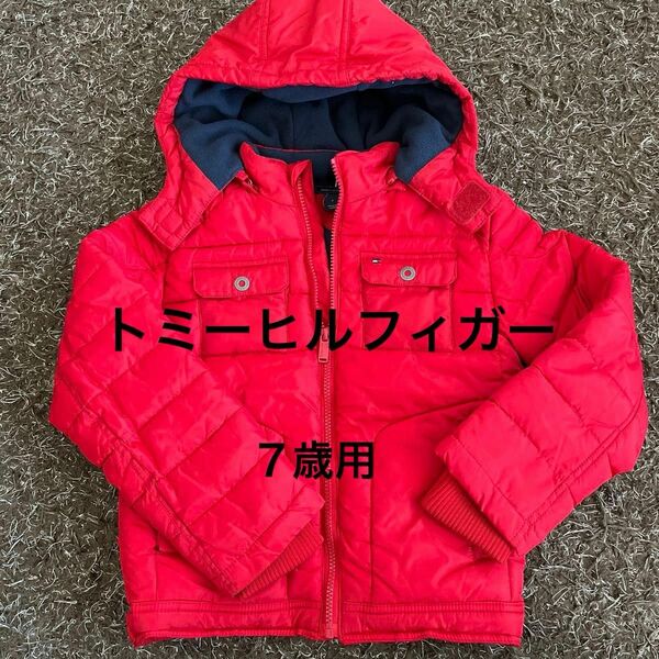 ダウンジャケット tommy hilfiger トミーヒルフィガー7歳用