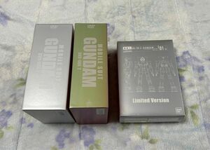 機動戦士ガンダム DVD-BOX1&2セット〈初回限定生産〉特製アクションモデル付き 中古