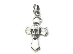 * прекрасный товар подлинный товар стандартный товар Royal Order Cross w/ Skull Cross with Skull подвеска с цепью серебряный 925*