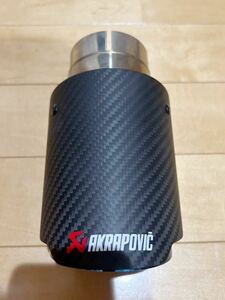 美品 AKRAPOVIC マフラーカッター TP-CT/10 アクラポヴィッチ 