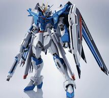 METAL ROBOT魂 SIDE MS 機動戦士ガンダムSEED FREEDOM ライジングフリーダムガンダム メタロボ ※画像③台座系+ビーム剣盾等付属品欠品。_画像1