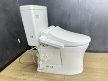 手渡し限定 便器 タンク ウォシュレット TOTO CS232BM NW1 SH232BA TCF2222E型 2020年製 ホワイト トートー/56642_画像5