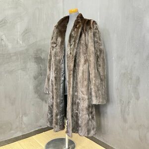 BLACKGLAMA 毛皮コート ファー ミンク サイズフリー　ハーフ 濃いブラウン ブラックグラマ 衣類 レディース 冬物/56381