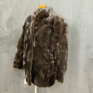 BLACKGLAMA 毛皮コート ファー ミンク ブラックグラマ サイズフリーショート　ブラウン 衣類 レディース 冬物/56392