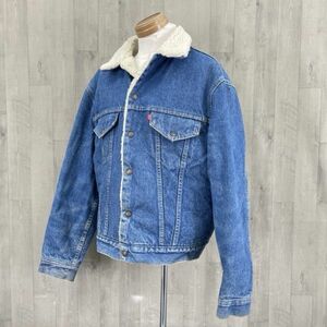 リーバイス メンズ デニムジャケット 裏ボア USA製 サイズ32 Levis ジージャン Gジャン ファッション 衣類 /56536