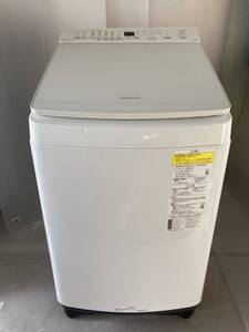 ★福岡市及び福岡県内一部地域限定★Panasonic 電気洗濯乾燥機 (NA-FW80K9) 2021年製 8kg／パナソニック ホワイト 白 洗濯機