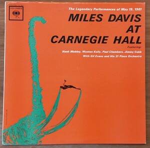 Miles Davis/Miles Davis At Carnegie Hall/米Columbia 2Eye Mono/2nd Press/Gil Evans/Hank Mobley/Paul Chambers/Wynton Kelly