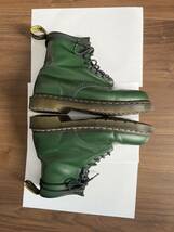 [希少カラー] 8ホールシューズ グリーン スムースレザー 希少カラー Dr.MARTENS ドクターマーチン UK8/EU42 (27cm ) _画像4