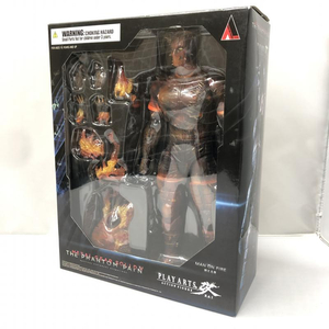 【中古】スクエアエニックス PLAY ARTS改 燃える男 METAL GEAR SOLID V メタルギアソリッドV ファントムペイン 箱傷み有り[240015243814]