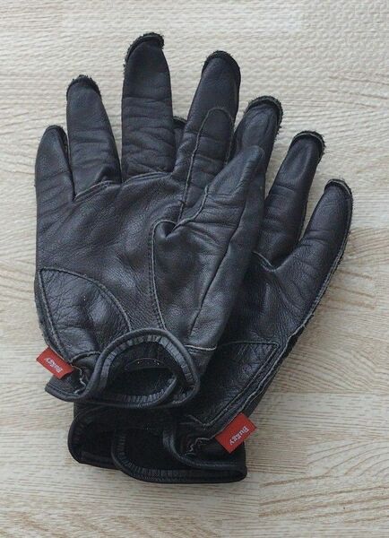 バイク グローブ ブラック 革手袋 レディース Buggy 黒
