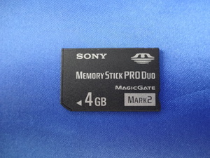 ★ソニー「メモリースティックPRO DUO 4GB MARK2」★