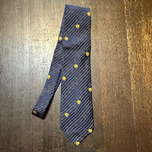 ベルサーチGIANNI VERSACE ネクタイ ネイビー
