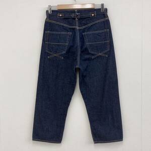 MIHARA YASUHIRO DENIM クロップド デニムパンツ 濃紺 44サイズ ミハラヤスヒロ サルエル ジーンズ 3120188