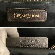 Yves Saint Laurent ミニ 2WAY カバスシック ブラック 黒 イヴサンローラン レザー ハンドバッグ ショルダーバッグ 鞄 カバン 2100180_画像4