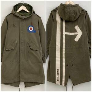 rare the first period HYSTERIC GLAMOUR Mod's Coat khaki Hysteric Glamour military Parker 90s 00s VINTAGE Y2K archive 4010123