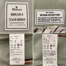 Maison MIHARA YASUHIRO ドッキング オープンカラー シャツ 44サイズ メゾンミハラヤスヒロ 開襟 長袖 レイヤード archive 4020068_画像4