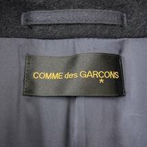 AD2001 COMME des GARCONS ウール ピーコート ブラック 黒 コムデギャルソン ジャケット Pコート VINTAGE archive 4020248_画像4