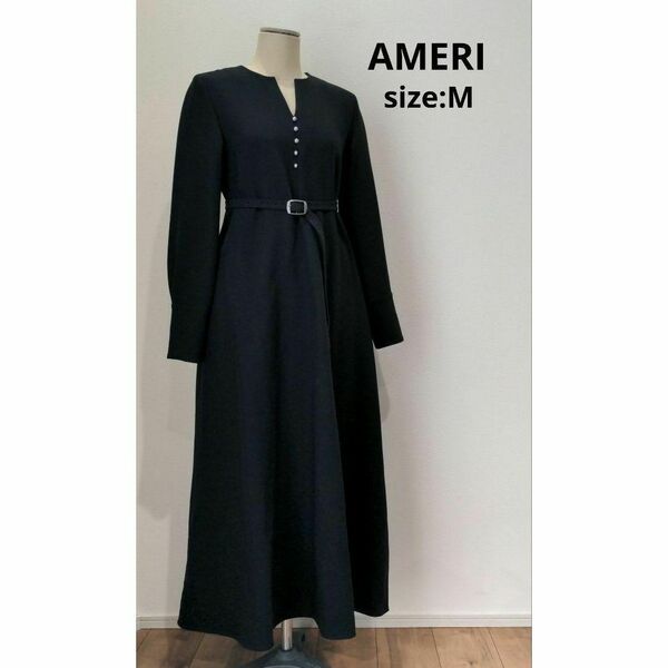 AMERI UNDRESSED BACK TUCK DRESS M ワンピース