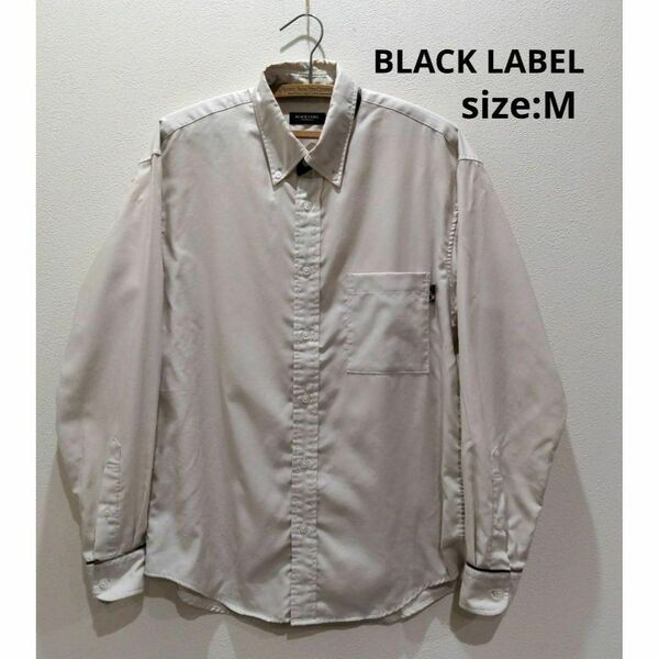 BLACK LABEL CRESTBRIDGE 長袖 シャツ アイボリー メンズ