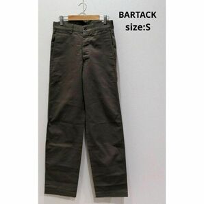 BARTACK リラックスフィット チノパン メンズ S ブラウン パンツ