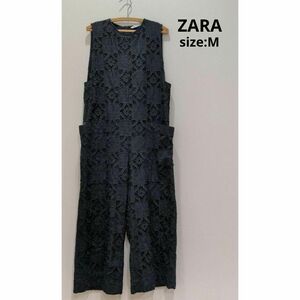 Zara ZARA embroidery LIMITED overall overall black M