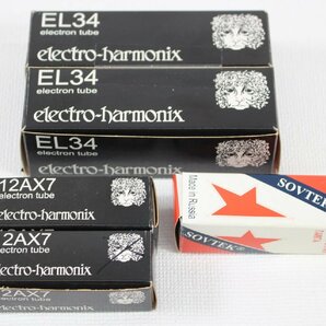 □現状品□ Electro-Harmonix EL34,12AX7 + SOVTEK 12AX7WB 真空管 セット 未チェック品 （2712134)の画像1