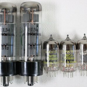 □現状品□ Electro-Harmonix EL34,12AX7 + SOVTEK 12AX7WB 真空管 セット 未チェック品 （2712134)の画像3