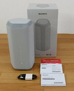 ◇現状品◇ SONY ソニー SRS-XE300 ワイヤレススピーカー Bluetooth ライトグレー　※簡易動作チェック ○（2761169）