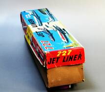 ブリキ旅客機　７２７JET LINER FRICTION WITH SIREN　MARUSYO MADE IN JAPANの元箱のみ　昭和レトロ　現状品　アンティーク　　　_画像8