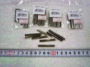 ★ジャスミン・M-193・ヘリ止め金具・４０mm・シルバー・５０個セット・ふち飾り・ポーチ・副資材★m-011-63