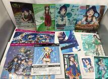 ラブライブ サンシャイン 松浦 果南 絢瀬 絵里 等 グッズ まとめ 下敷き クリアファイル ランチョンマット 等 240220_画像1