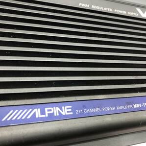 ALPINE 2チャンネル パワーアンプ MRV-T500 2/1 CHANNEL POWER AMPLIFOER アルパイン 動作未確認 240228の画像2