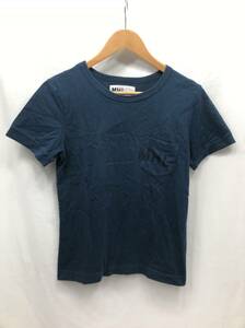 MHL MARGARET HOWELL Tシャツ カットソー レディース サイズ Ⅱ 2 ネイビー マーガレットハウエル 24020201