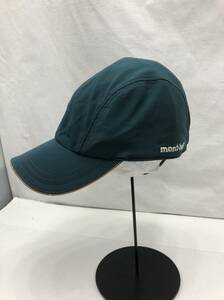 mont bell FREE 帽子 キャップ フリーサイズ グリーン系 ナイロンxポリエステル モンベル 24020802