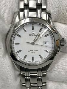 OMEGA Seamaster シーマスター 120m 2511.21.00 QZ クォーツ 腕時計 1501/823 文字盤ホワイト オメガ SS-301327