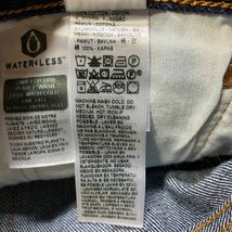 未使用品 Levi’s 501 デニムパンツ メンズ W34 ウエスト86/ヒップ103/股下81 リーバイス ジーンズ インディゴ 00501-0115 (石568_画像7