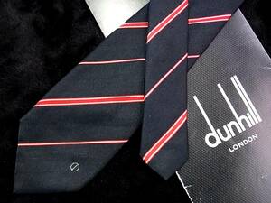 ◆E8402N◆在庫処分SALE◆【ｄunhill】ダンヒル【ｄロゴ入/ストライプ 柄】ネクタイ