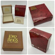 USED THE LORD OF THE RINGS ロード オブ ザ リング 指輪 シルバー 約15号 メンズ レディース 映画グッズ ケース付き_画像10