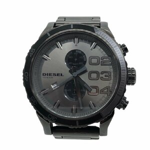 USED DIESEL ディーゼル DZ-4314 251401 ブラック クロノグラフ ステンレススチール 防水 腕時計 時計 文字盤 メンズ 稼働品 動作品