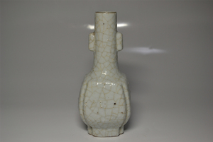 中国美術　哥窯　花瓶　中国古玩　置物　