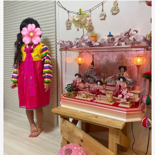 ひな祭り チマチョゴリ 韓服 ドレス キッズ