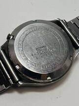 動作未確認　シチズン コスモトロン CITIZEN ELECTRONIC COSMOTRON QZ 4-790740K 電磁テンプ式 メンズ　腕時計　ベルト切 クォーツ_画像3