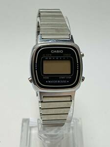 動作未確認　CASIO カシオ LA670W デジタル時計 腕時計 ステンレス 防水 ストップウォッチ アラーム